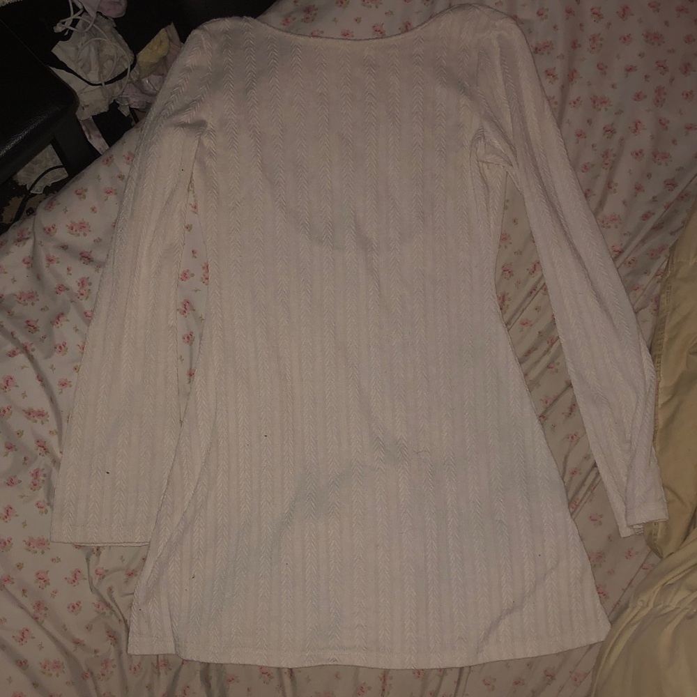 Long Sleeve Knit Mini Dress